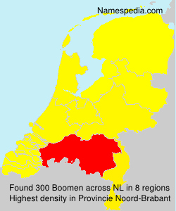 Surname Boomen in Netherlands