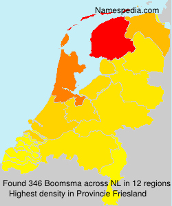 Surname Boomsma in Netherlands Surname Boomsma in Netherlands