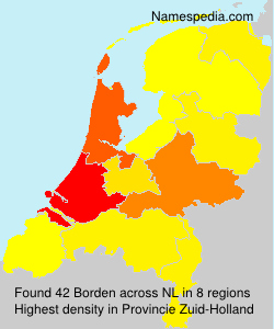 Surname Borden in Netherlands Surname Borden in Netherlands