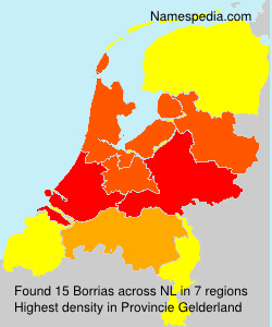 Surname Borrias in Netherlands