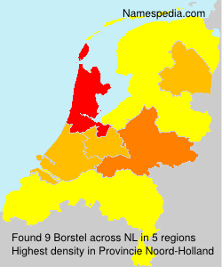 Surname Borstel in Netherlands Surname Borstel in Netherlands
