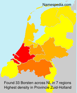 Surname Borsten in Netherlands Surname Borsten in Netherlands