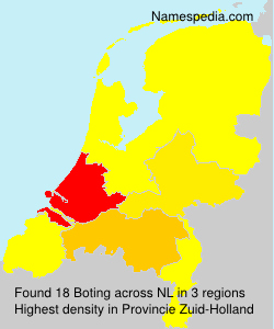 Surname Boting in Netherlands Surname Boting in Netherlands