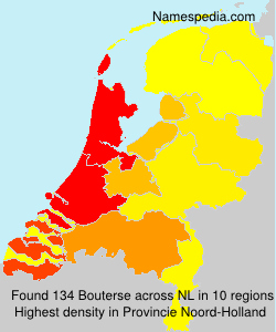Surname Bouterse in Netherlands Surname Bouterse in Netherlands