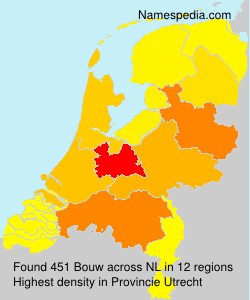 Surname Bouw in Netherlands Surname Bouw in Netherlands