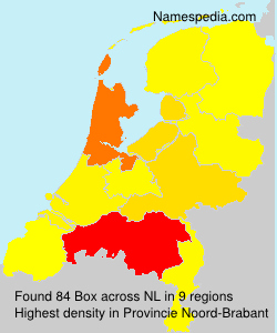 Surname Box in Netherlands Surname Box in Netherlands