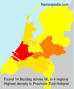 Surname Bozdag in Netherlands Surname Bozdag in Netherlands