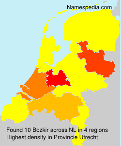 Surname Bozkir in Netherlands Surname Bozkir in Netherlands