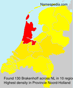 Surname Brakenhoff in Netherlands Surname Brakenhoff in Netherlands