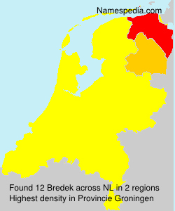 Surname Bredek in Netherlands Surname Bredek in Netherlands