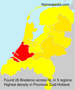 Surname Brederoo in Netherlands Surname Brederoo in Netherlands