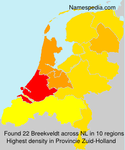 Surname Breekveldt in Netherlands Surname Breekveldt in Netherlands