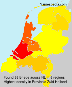 Surname Briede in Netherlands Surname Briede in Netherlands