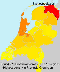 Surname Broekema in Netherlands Surname Broekema in Netherlands