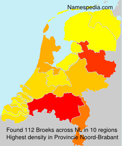 Surname Broeks in Netherlands Surname Broeks in Netherlands
