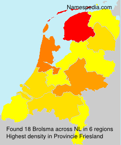 Surname Brolsma in Netherlands Surname Brolsma in Netherlands