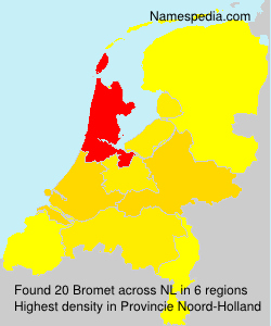 Surname Bromet in Netherlands Surname Bromet in Netherlands