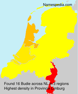 Surname Budie in Netherlands Surname Budie in Netherlands