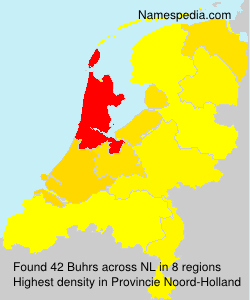 Surname Buhrs in Netherlands