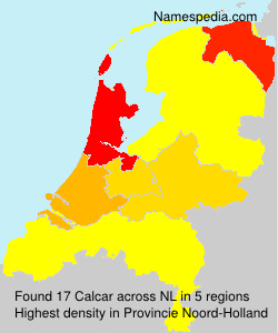 Surname Calcar in Netherlands Surname Calcar in Netherlands