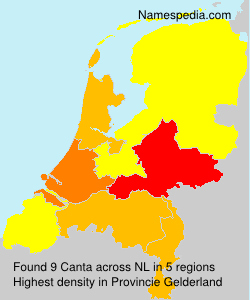 Surname Canta in Netherlands Surname Canta in Netherlands