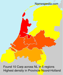 Surname Carp in Netherlands Surname Carp in Netherlands