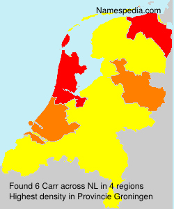 Surname Carr in Netherlands Surname Carr in Netherlands