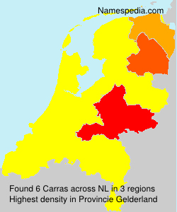 Surname Carras in Netherlands Surname Carras in Netherlands