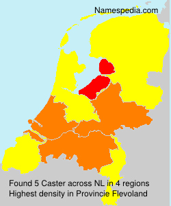 Surname Caster in Netherlands Surname Caster in Netherlands