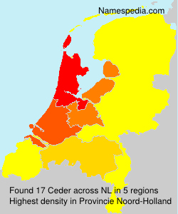 Surname Ceder in Netherlands Surname Ceder in Netherlands
