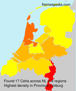 Surname Ceha in Netherlands Surname Ceha in Netherlands