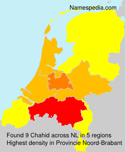 Surname Chahid in Netherlands Surname Chahid in Netherlands