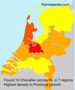 Surname Chevallier in Netherlands