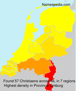 Surname Christiaens in Netherlands
