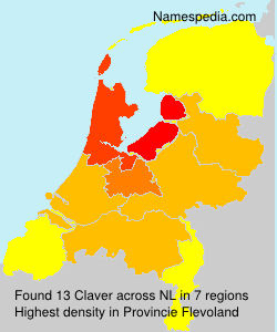 Surname Claver in Netherlands Surname Claver in Netherlands