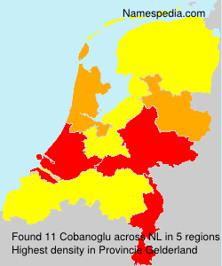 Surname Cobanoglu in Netherlands Surname Cobanoglu in Netherlands