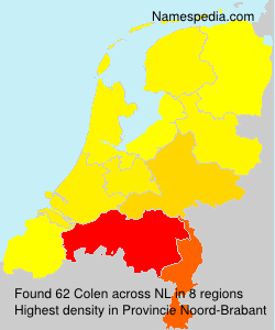 Surname Colen in Netherlands Surname Colen in Netherlands