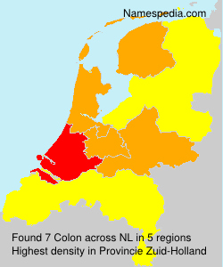 Surname Colon in Netherlands Surname Colon in Netherlands