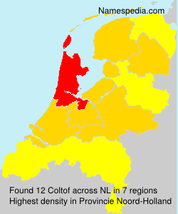 Surname Coltof in Netherlands Surname Coltof in Netherlands