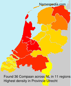 Surname Compaan in Netherlands Surname Compaan in Netherlands