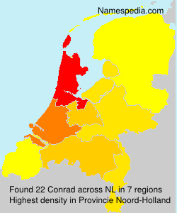 Surname Conrad in Netherlands Surname Conrad in Netherlands