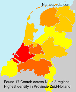 Surname Conteh in Netherlands Surname Conteh in Netherlands