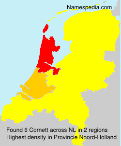 Surname Cornett in Netherlands