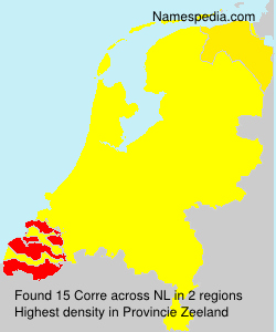 Surname Corre in Netherlands Surname Corre in Netherlands