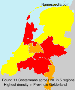 Surname Costermans in Netherlands Surname Costermans in Netherlands