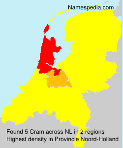 Surname Cram in Netherlands Surname Cram in Netherlands