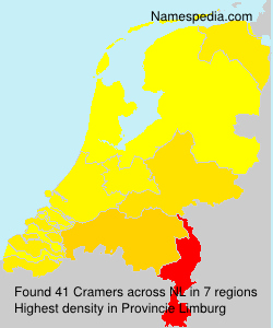 Surname Cramers in Netherlands Surname Cramers in Netherlands