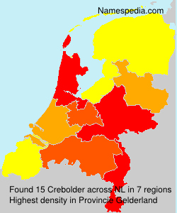 Surname Crebolder in Netherlands Surname Crebolder in Netherlands