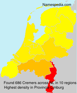 Surname Cremers in Netherlands Surname Cremers in Netherlands