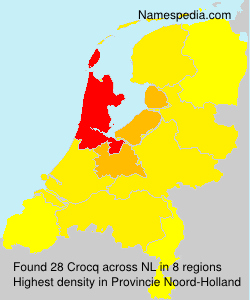 Surname Crocq in Netherlands Surname Crocq in Netherlands